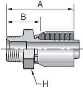 13011SP-F MALE BSP TAPER PIPE 60° CONE