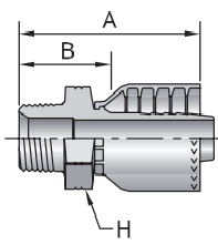 13012SP MALE BSP TAPER PIPE 60° CONE