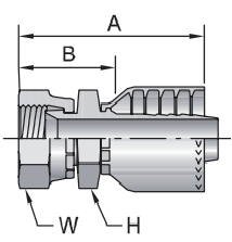 28612D-F MALE BSP TAPER PIPE 60° CONE