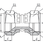3J/6565 JlC Female 74° Seat