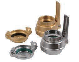 Giunto per autocisterna DIN 28450 acciaio inox alluminio