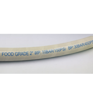 2 in UHMW food suction and discharge hose FDA approved