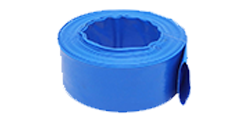 Tubo di scarico in PVC blu