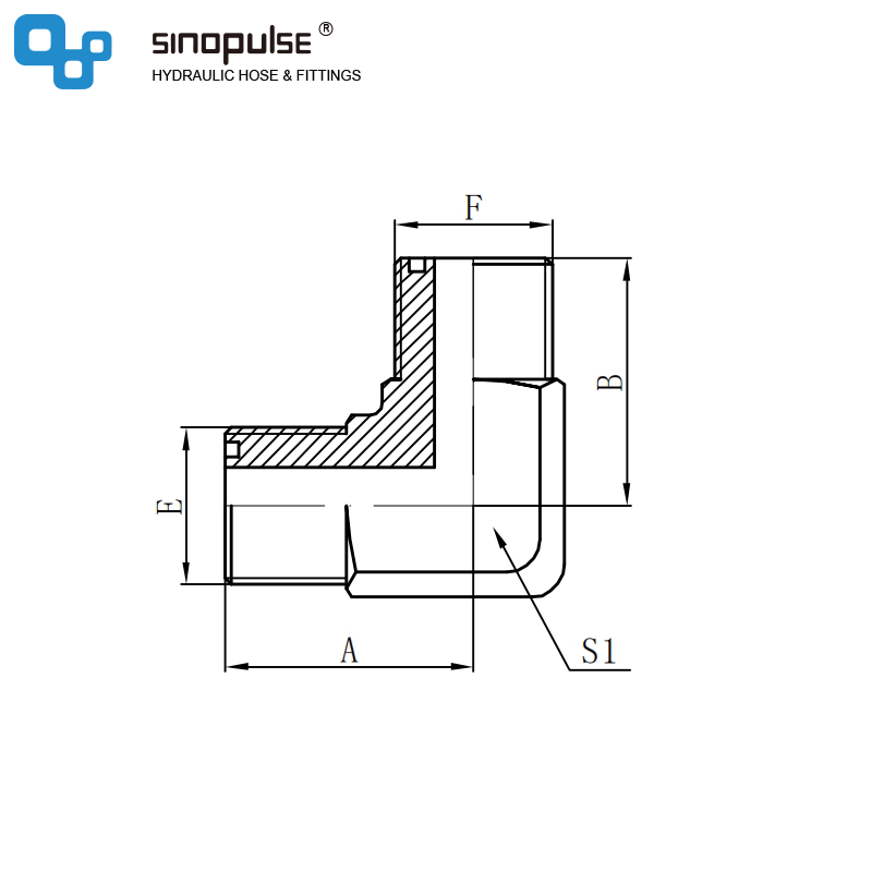 1F9 ORFS Male O-Ring (90°Elbows)