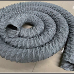 Tubo flessibile di condotta in fibra di vetro ignifugo