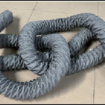 Tubo flessibile di condotta in fibra di vetro ignifugo