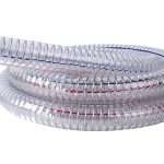 Tuyau d'aspiration et de refoulement en fil d'acier PVC