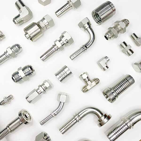 हाइड्रोलिक नली फिटिंग के प्रकार