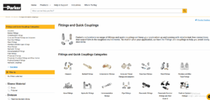 Fabricante de conexões para mangueiras hidráulicas - Parker