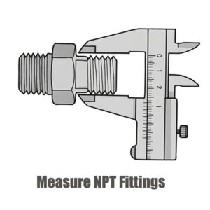 Medir accesorios NPT