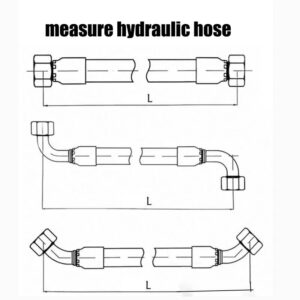 measure hydraulic hose