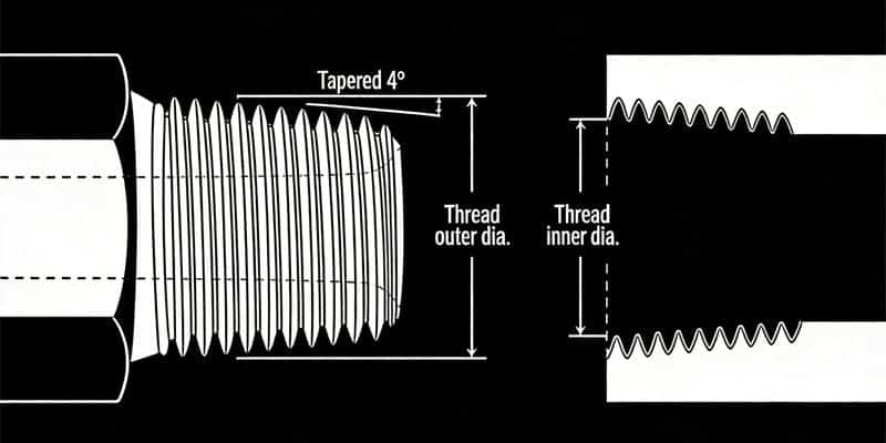 National Pipe Tapered Fuel NPTF