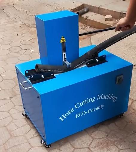 máquina de corte de mangueira hidráulica